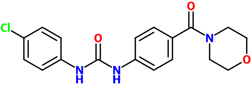 (图片) MC080108 1-(4-Chlorophenyl)-3-[4-(4-morpholinylcarbonyl)Ph]urea